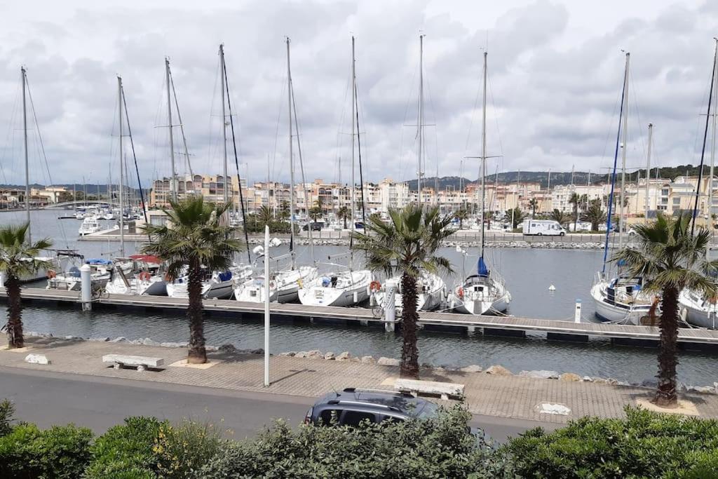 Appart. Calme 5 Pers Vue Sur Le Port De 그륏상 외부 사진